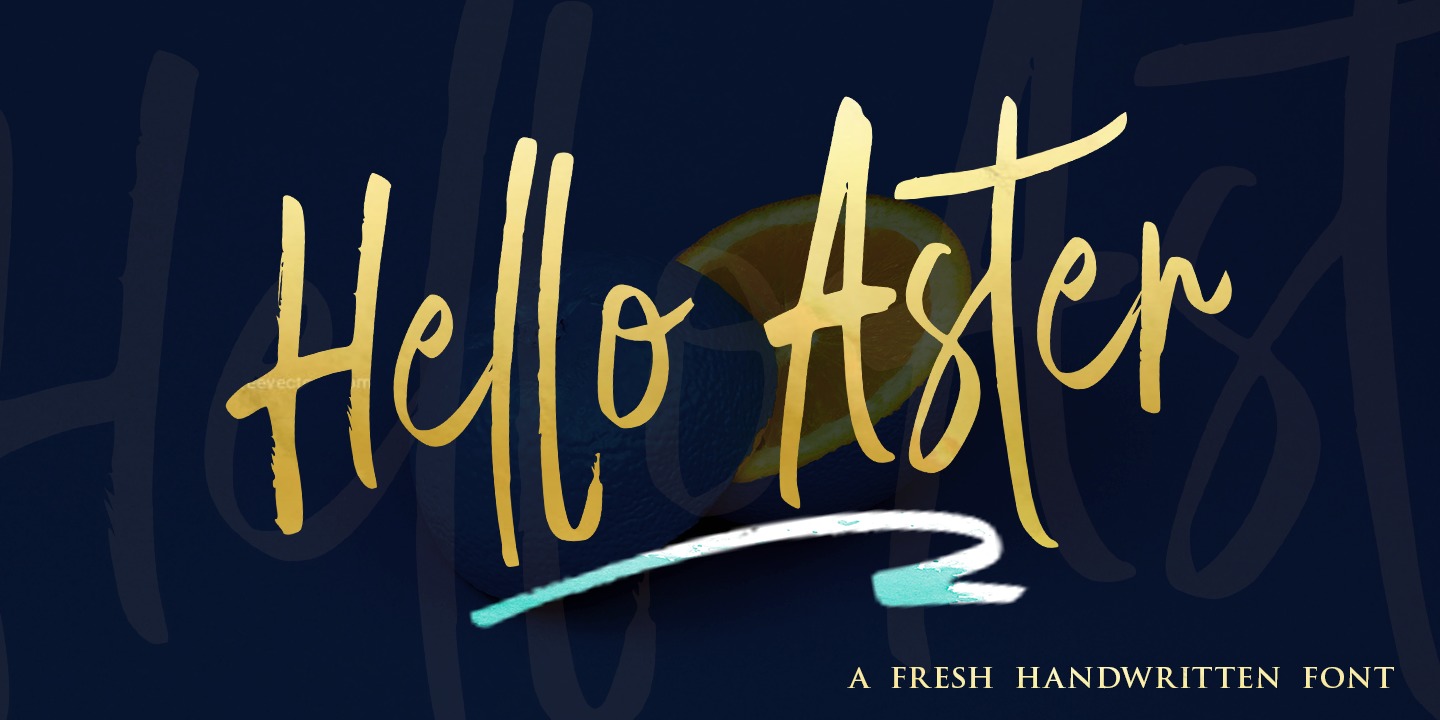 Шрифт Hello Aster